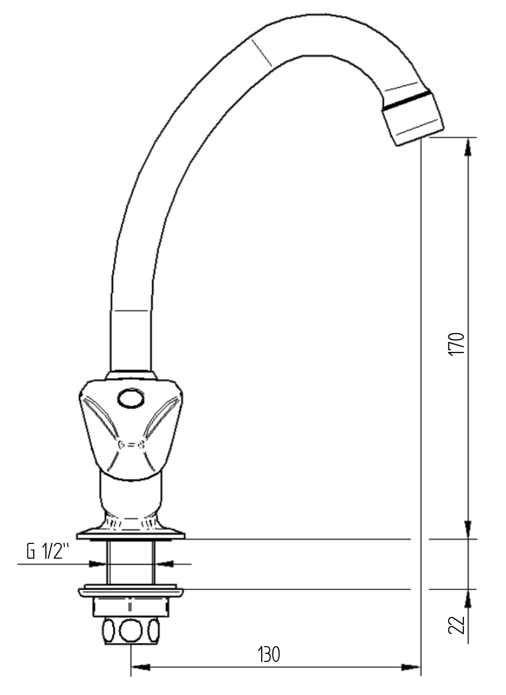 EGK CLASSIC swivel tap