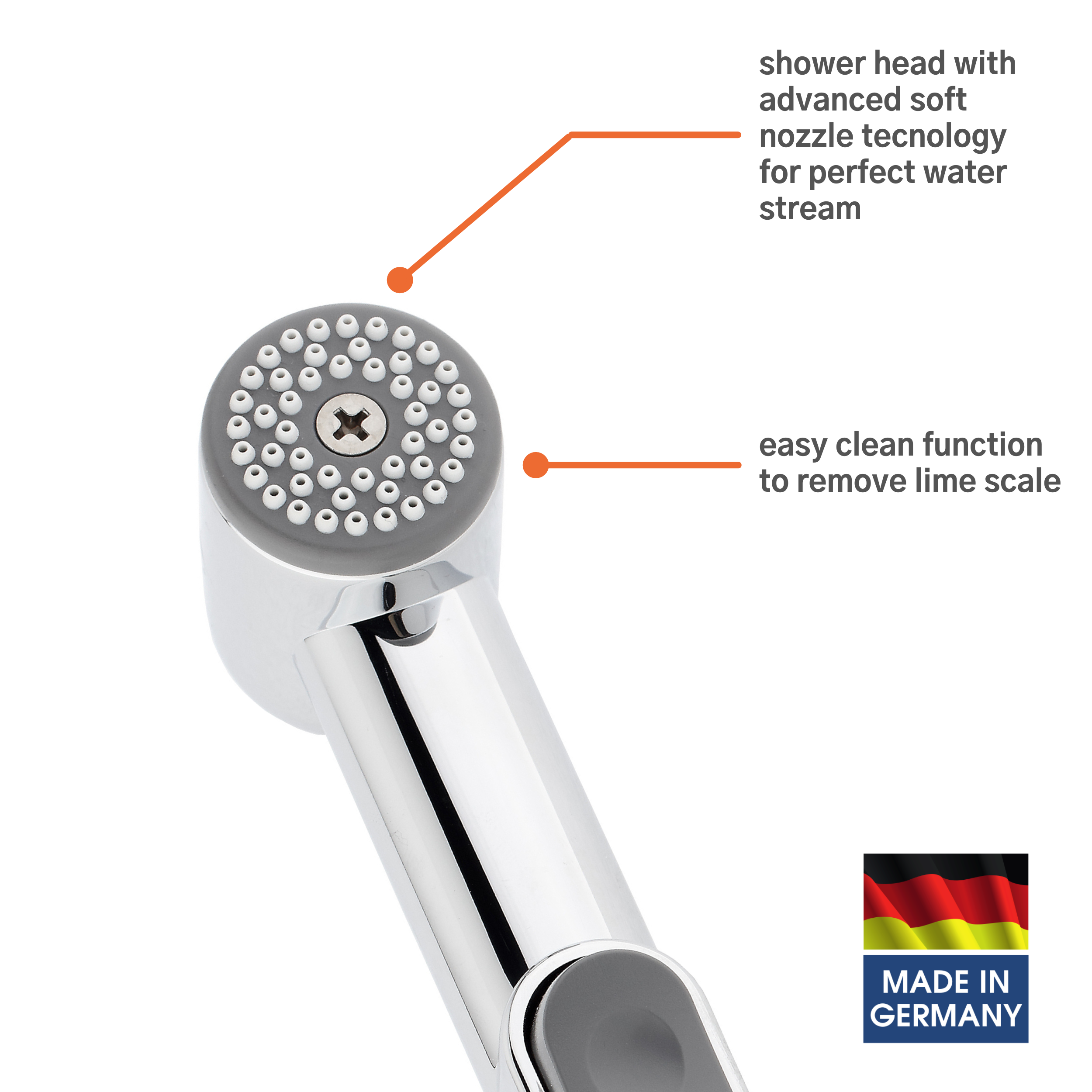 Bidet handle Classic, chrome