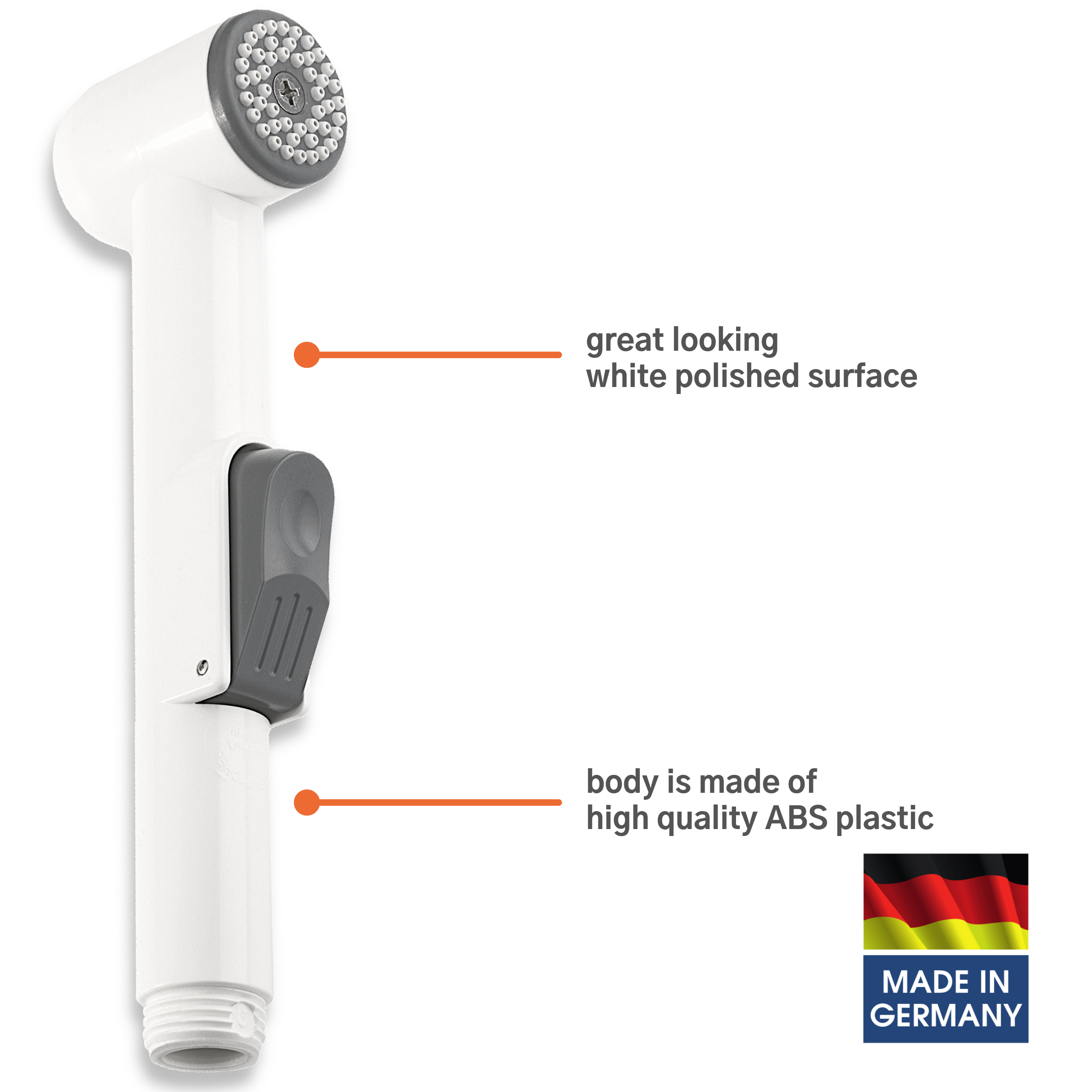 Bidet-Brause Classic, weiß