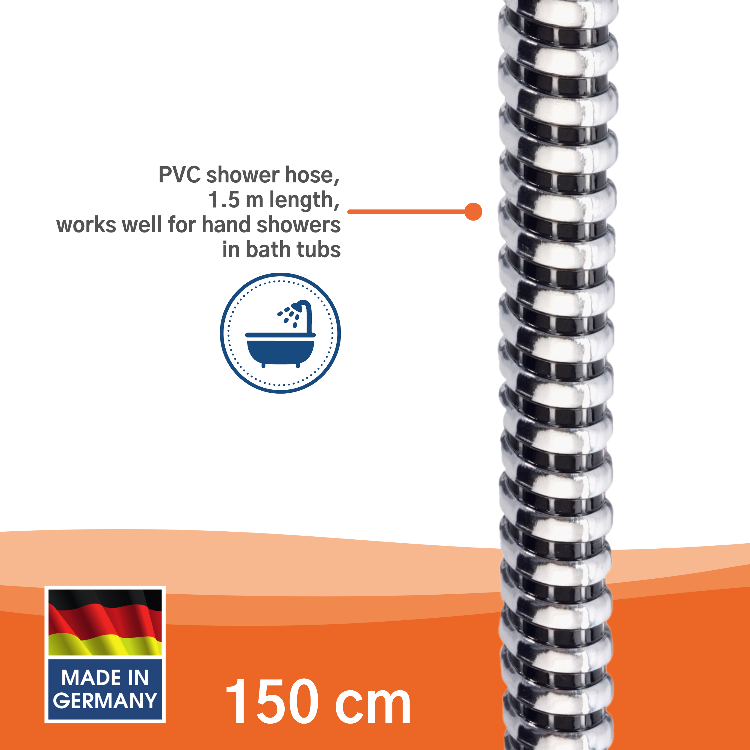 DOLPHIN Hand shower set with hose