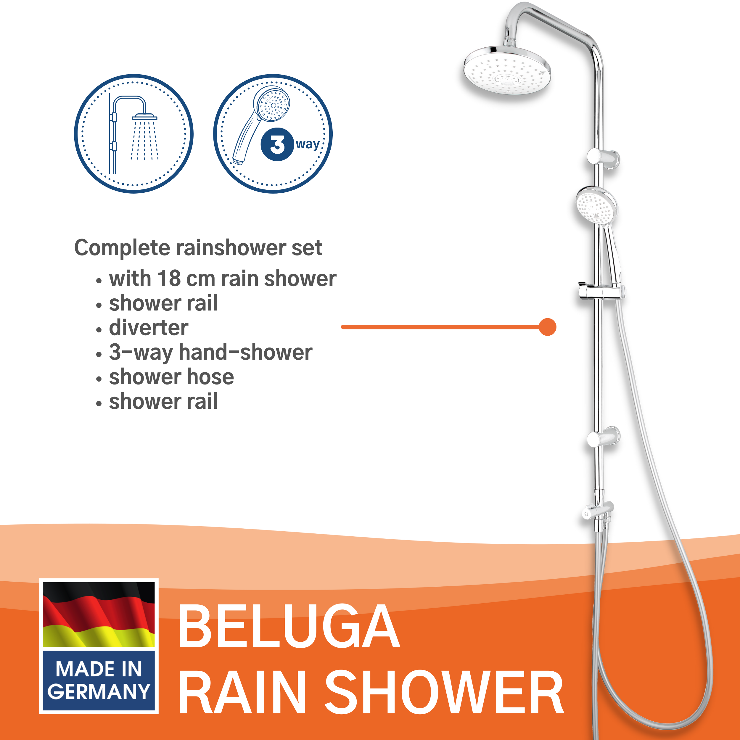 Shower tower Beluga
