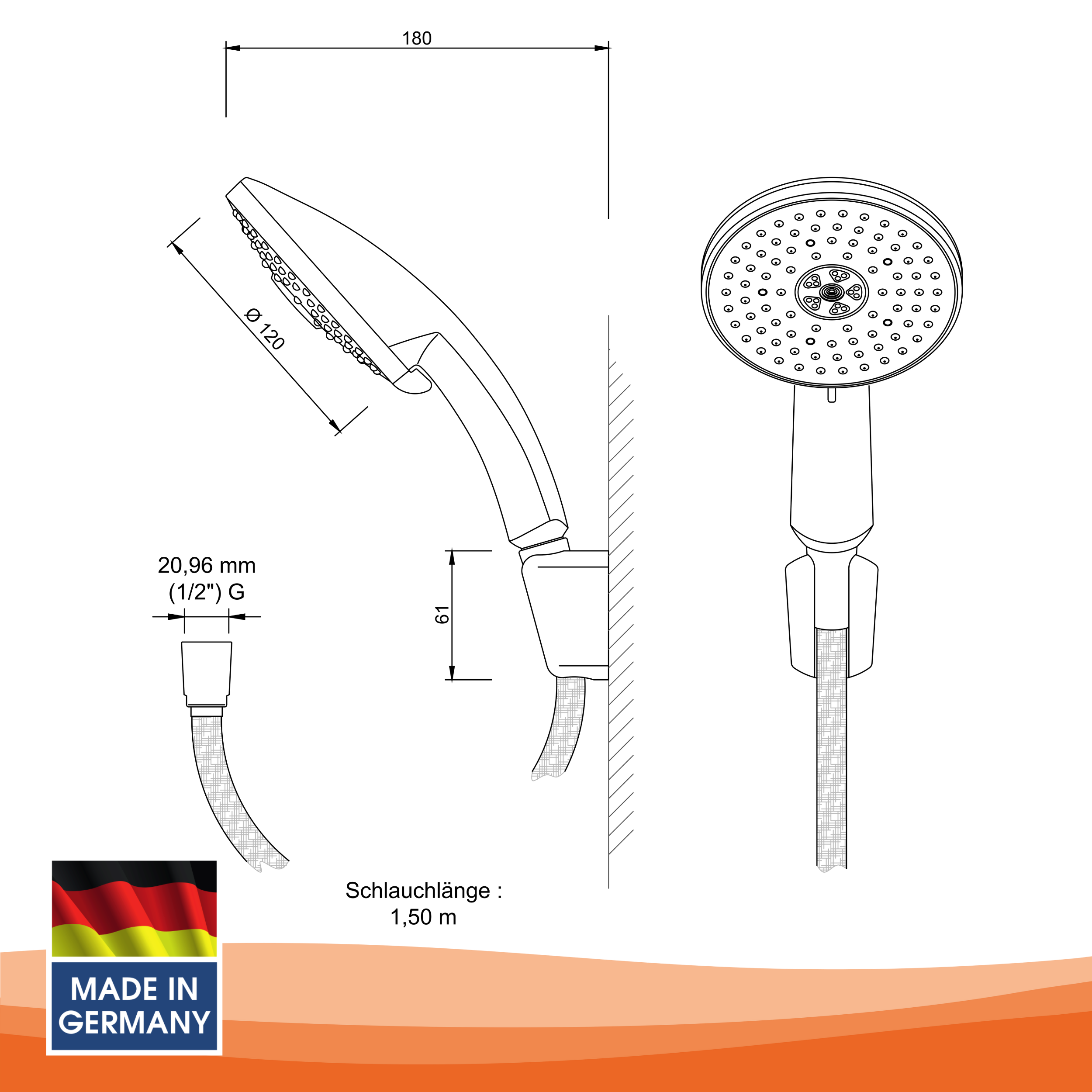 Handshower Set Manta