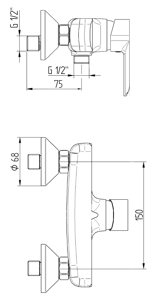 EGK ONE shower mixer