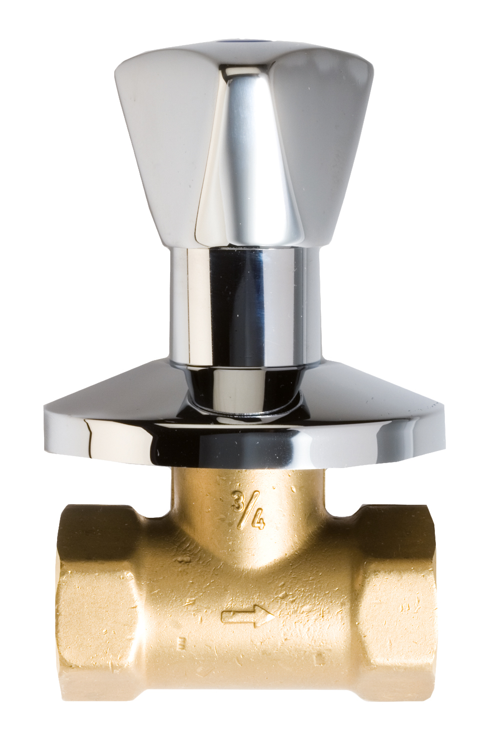 Set with 2 Concealed Valves, 3/4"