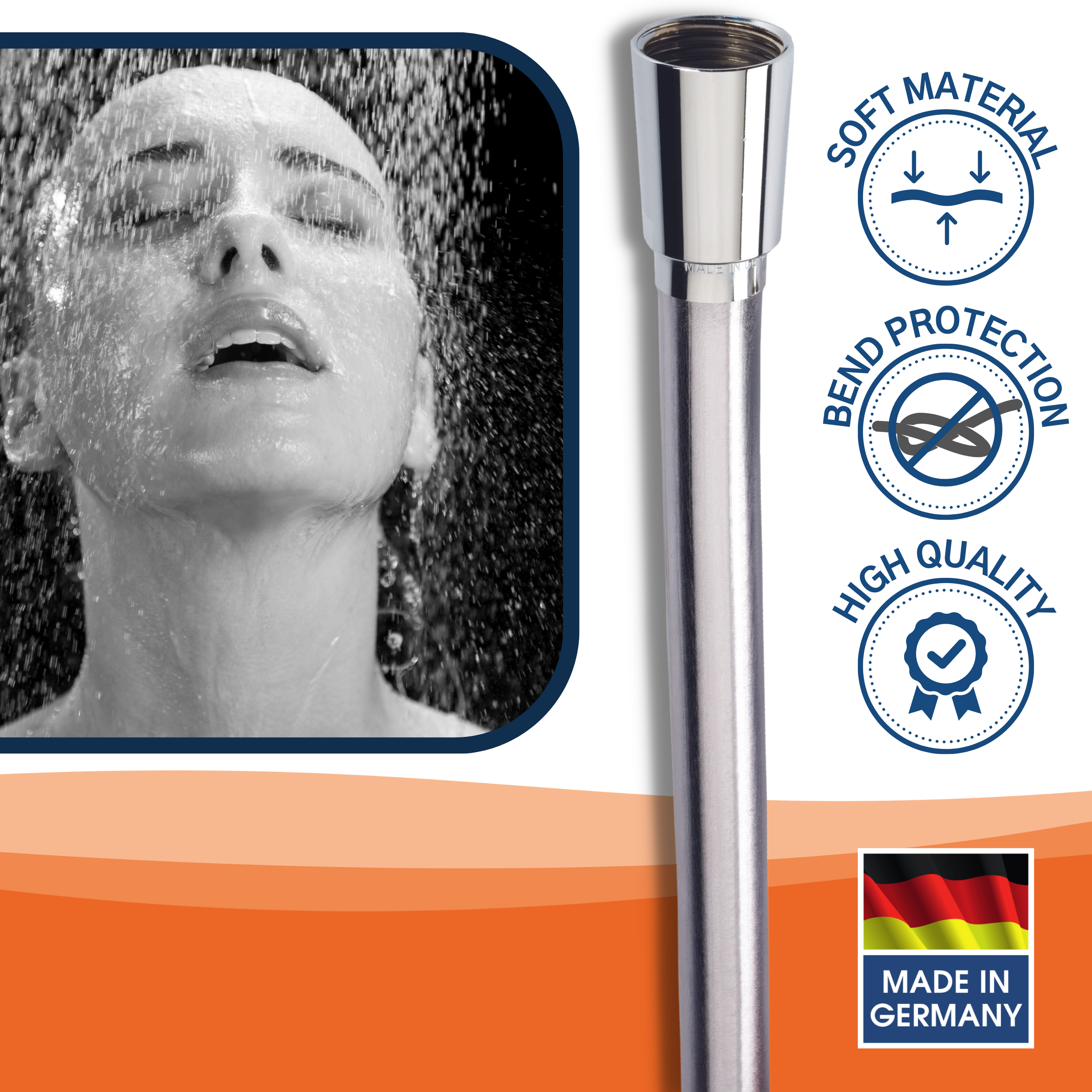 Shower hose Ramoeasy, 200 cm