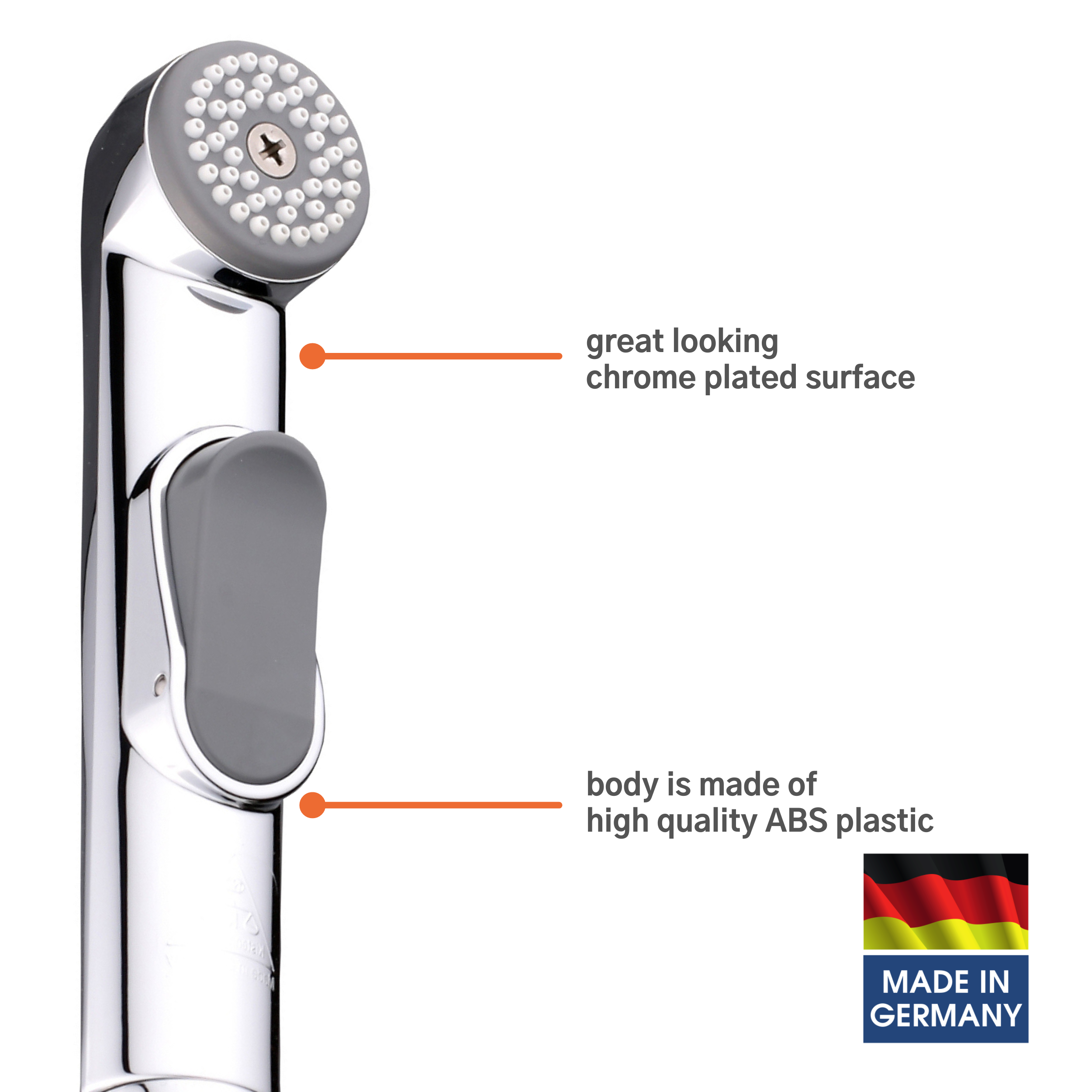 Bidet handle Noblesse, chrome