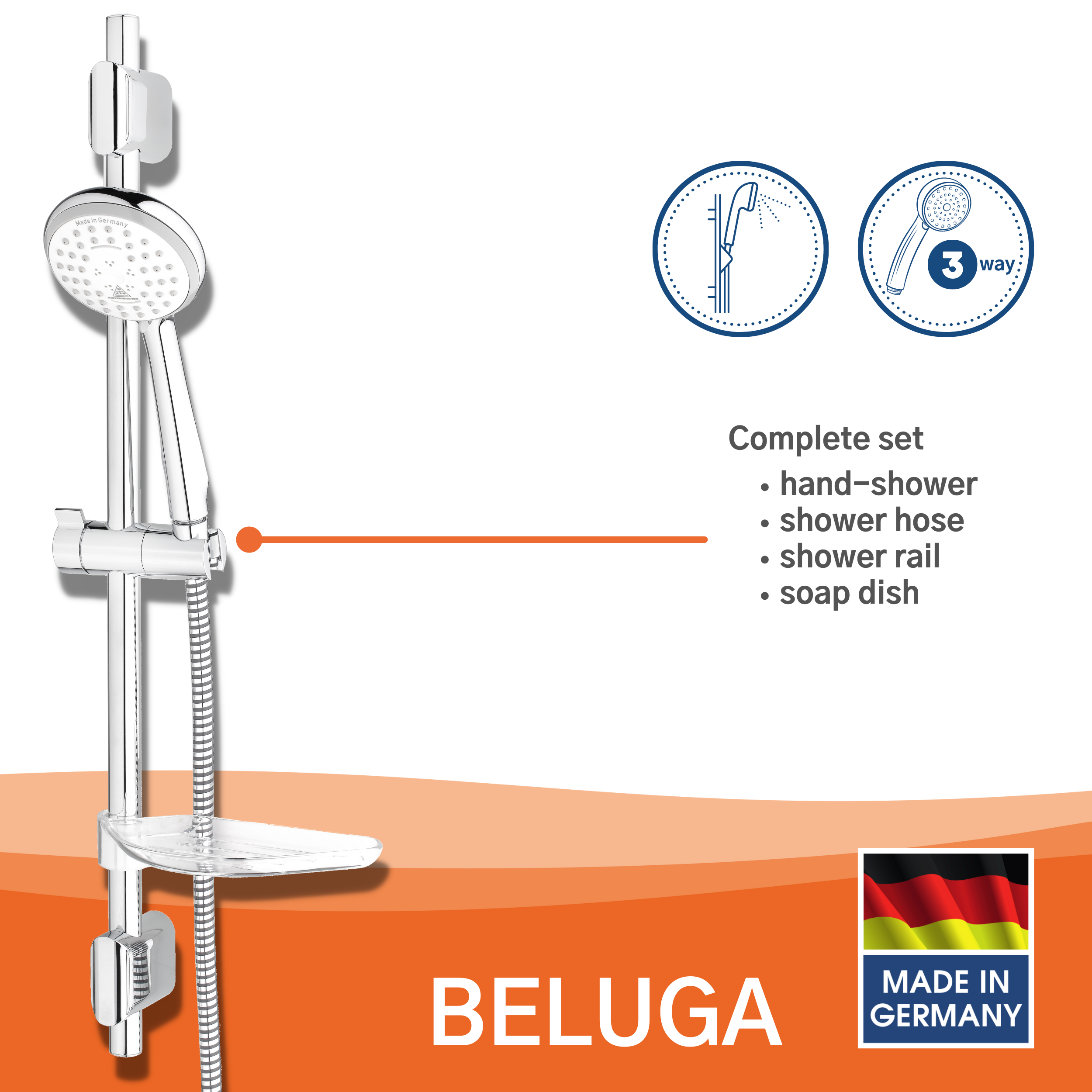 Shower-Set Beluga
