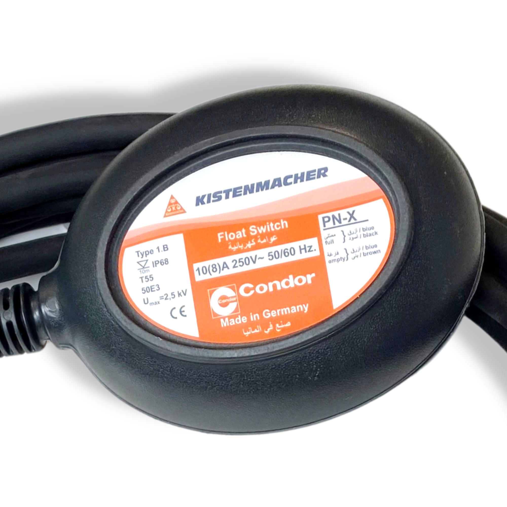 KISTENMACHER Float Switch, Made in Germany